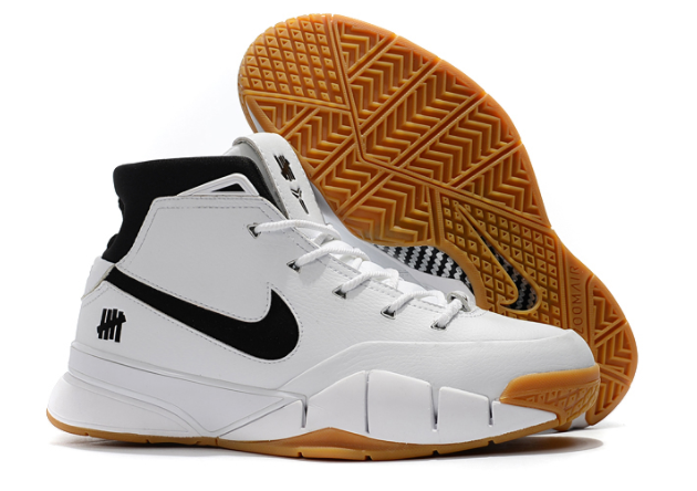 Undefeated x Nike Zoom Kobe 1 Protro White Gum Shoes - Click Image to Close